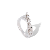 Ring Salvini Woman in White Gold Diamante 0.44 Ct DMNA0044H - DMNA0044H